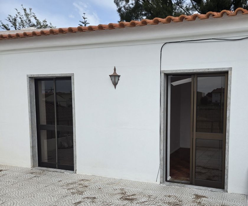 Janela Aluminio castanho 200 x 110