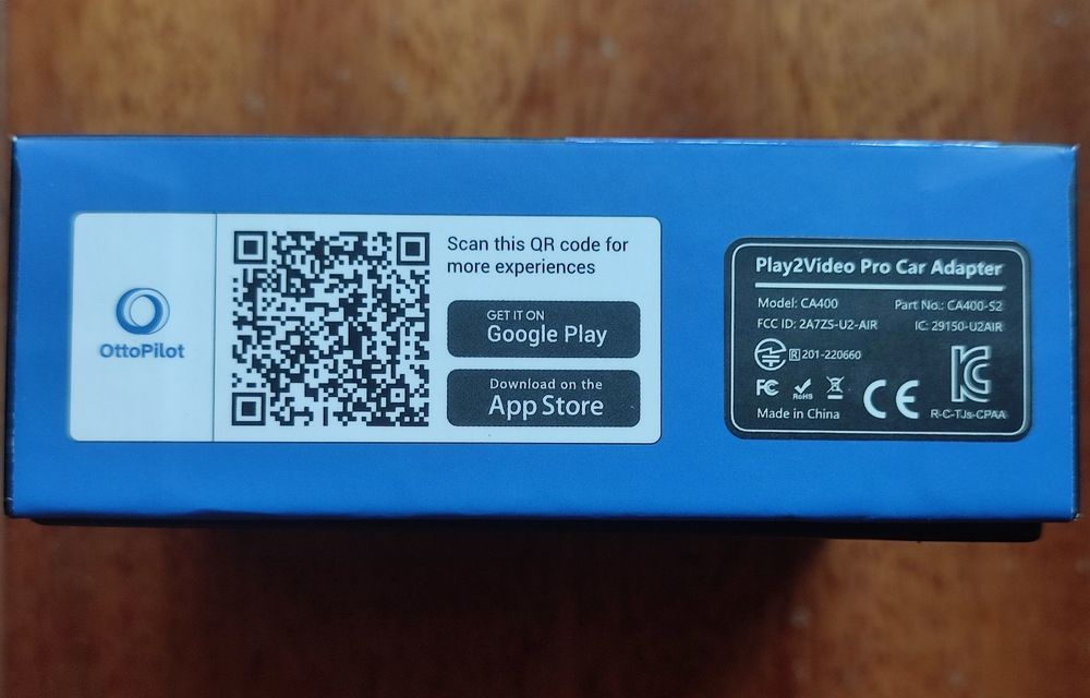 Adaptador multimídia Ottocast Play2Video Pro