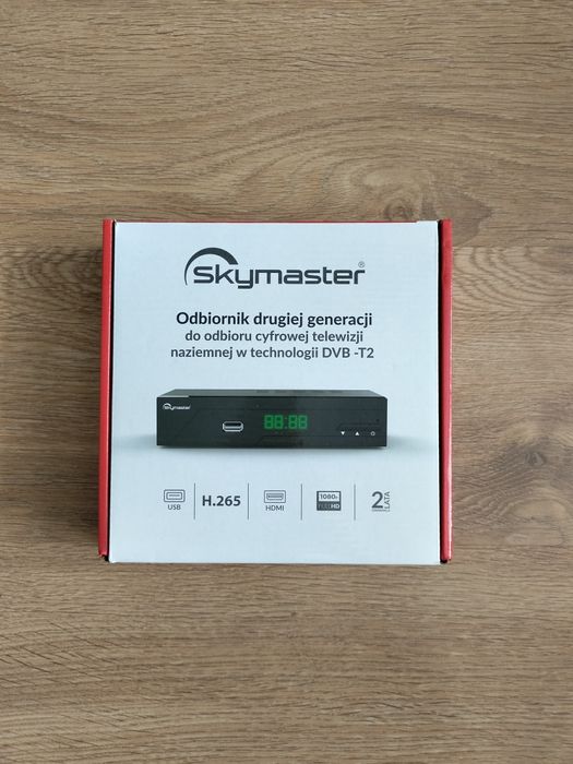 Dekoder skymaster STB M265 DVB-T2/HEVC/H.265