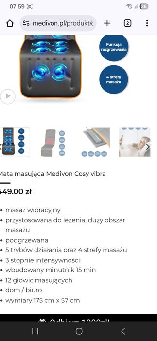 Masażer Medivon Nowy