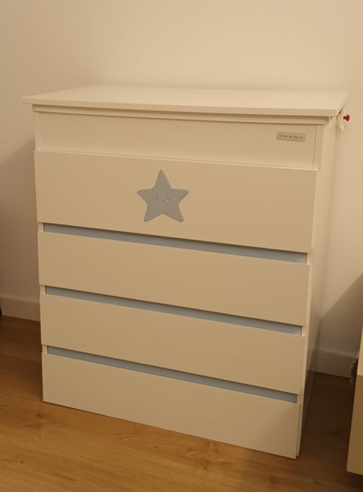 Cómoda quarto criança com banheira + cama grades com colchão