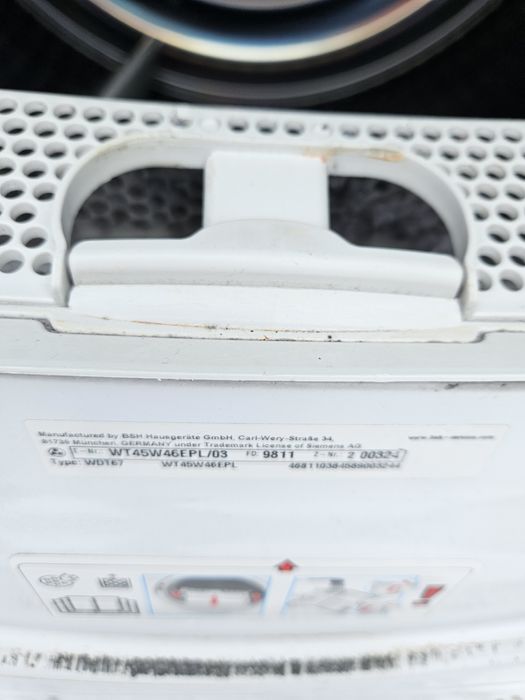 Suszarka  Siemens IQ500 9kg  kondensacyjna