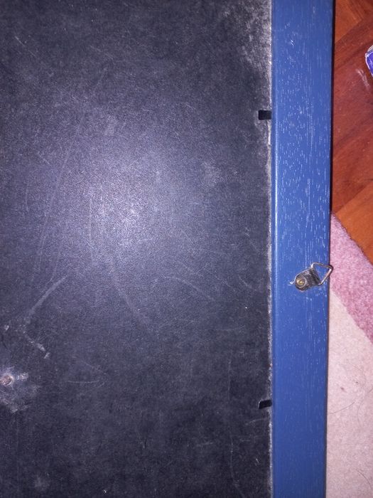 Blue hanging frame64585352106242121