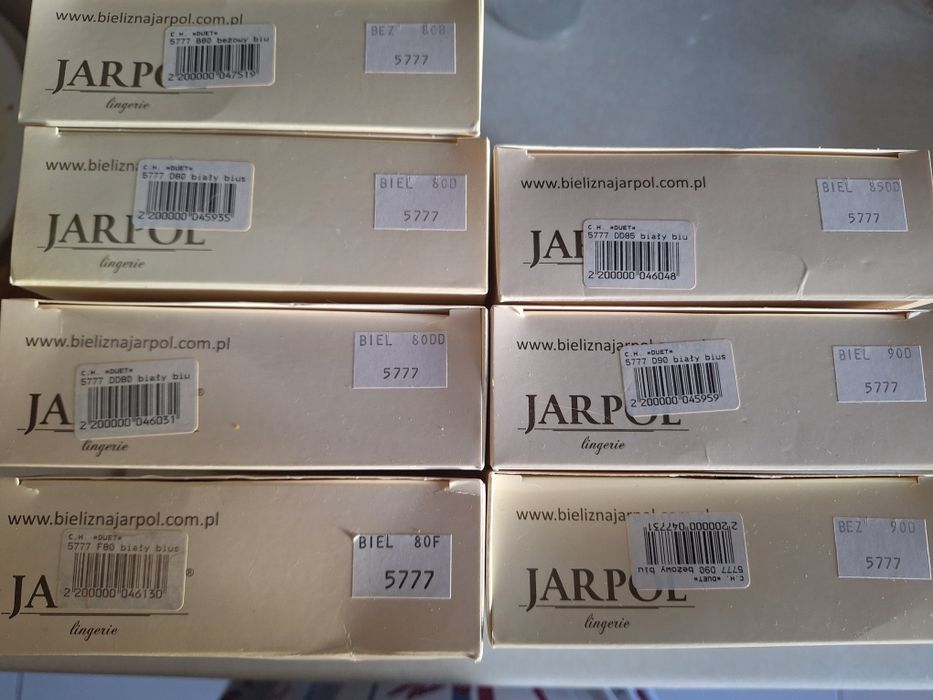 Biustonosze firmy Jarpol 80B-90D