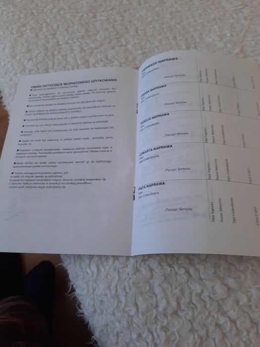 Sprzedam instrukcję obsługi.
