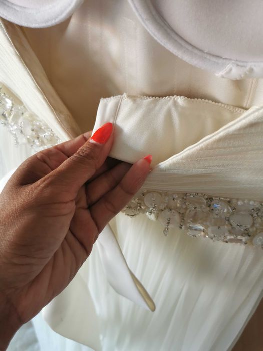 Vestido noiva tule seda San patrick