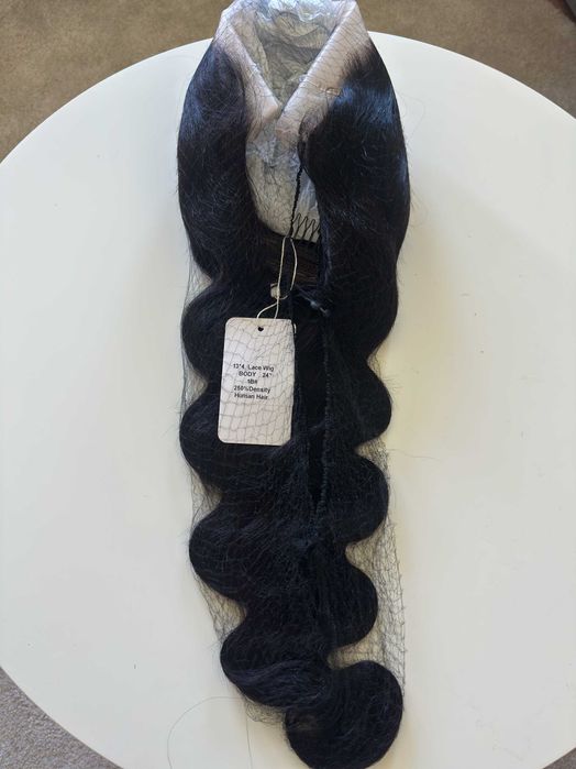 Peruca 100% cabelo humano /250% density Body Wave 24inch