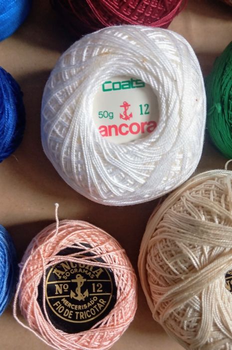 Everything €25. Crochet yarn: Anchor, Heart, Crown, etc...64586295312259124