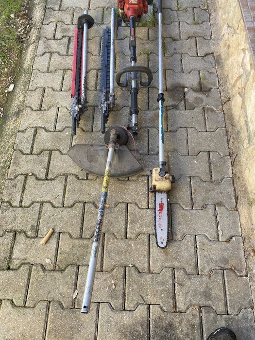 Roçadora multifunções shibaura com acessórios