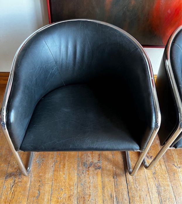 Thonet fotel tzw barrel chair projekt Anton Lorenz. Lata 70-te. Mid century