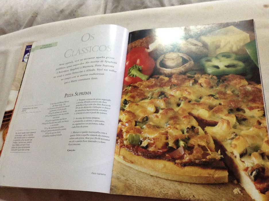 Receitas de Pizzas e Chocolate