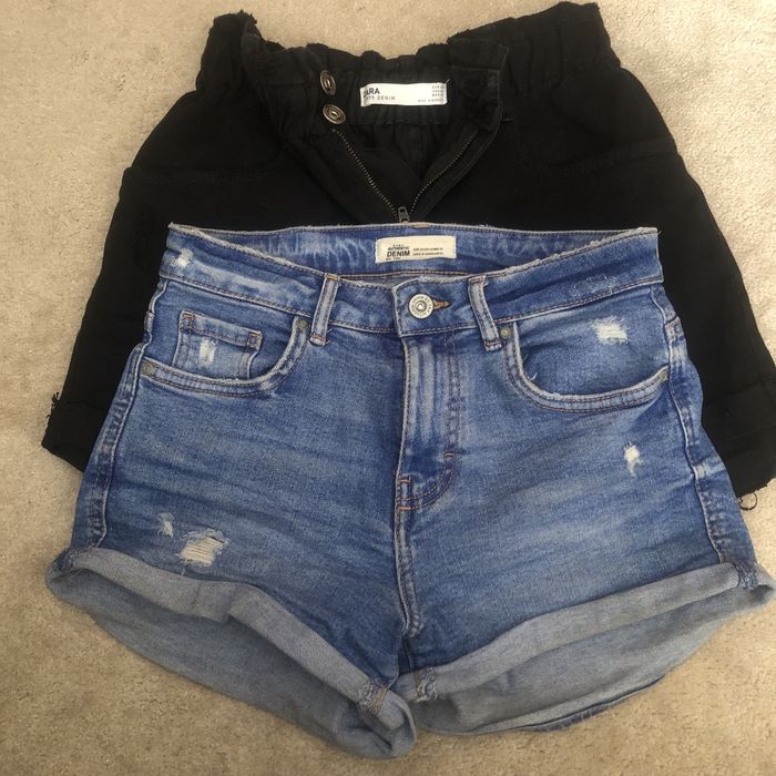2 pary -ZARA Spodenki rozmiar S