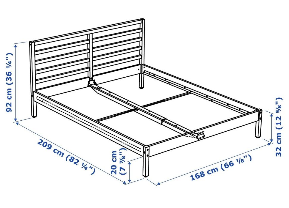 cama de casal Ikea Tarva