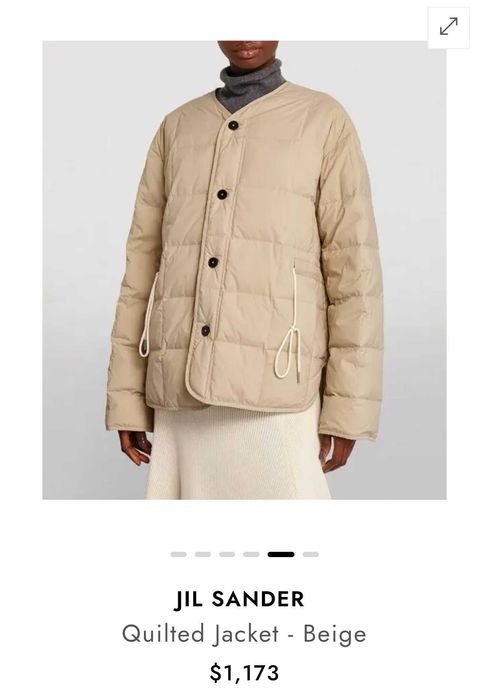 Куртка Jil sander темно-синя