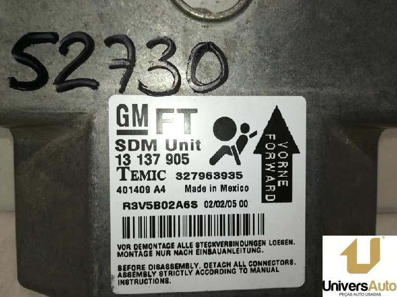 CENTRALINA AIRBAG OPEL ASTRA H GTC 2005 -13137905
