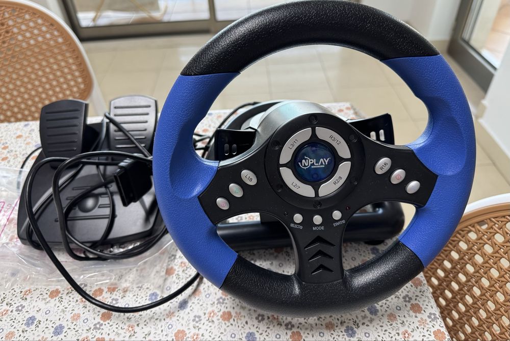 VOLANTE NPLAY COMPATIVEL COM PS2 , PS3 e PC