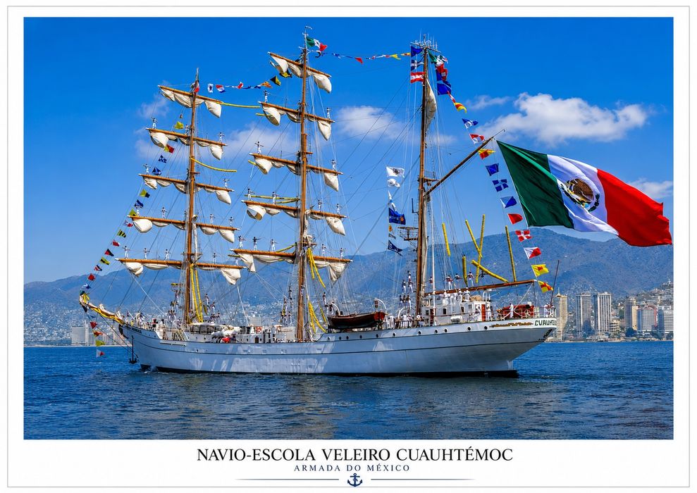 Lote 8 Posters Navios Escola