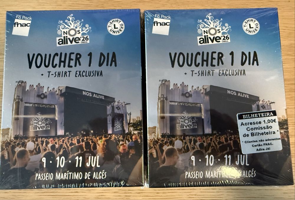 2 Voucher NOS Alive - Dia 9