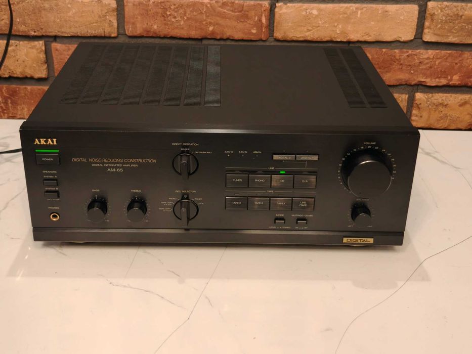 AKAI AM-65 Porządny wzmacniacz stereo z wbudowanym DAC ! OKAZJA