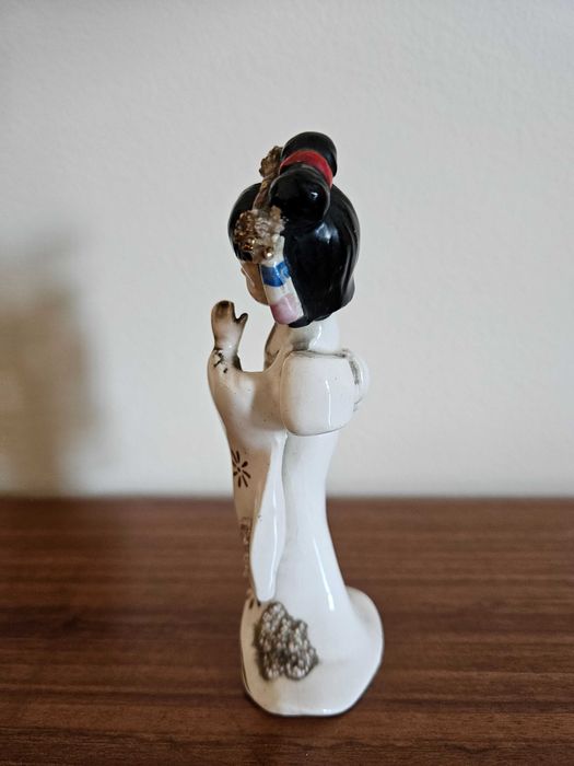 Figura de porcelana Gueixa japonesa