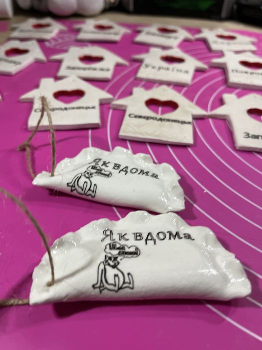 Новорічні прираси ручної роботи , новогодние игрушки, на ёлку