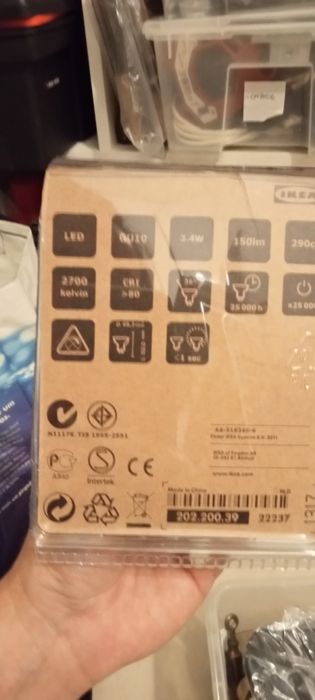 3 Led lâmpada  IKEA  conjunto