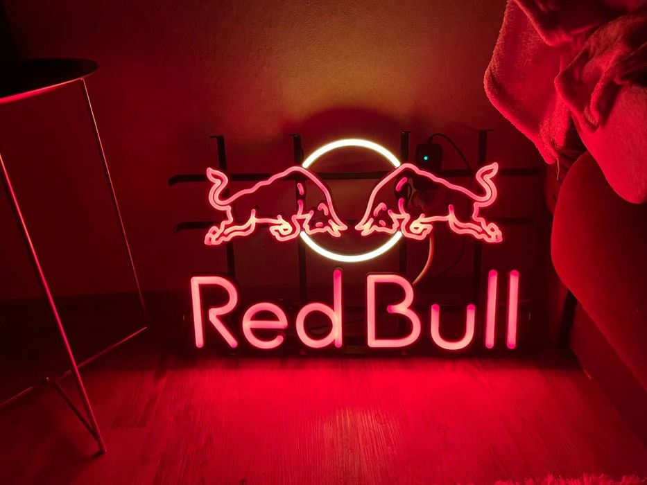 Podświetlacz Napis neonowy Red Bull