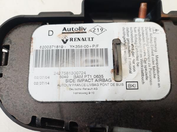 Airbag banco direito RENAULT Megane II (BM0/1_, CM0/1_)