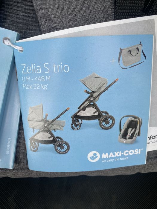 Carrinho bébe Maxicosi Zelia S trio - excelente