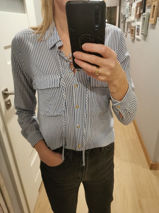 Bluzka w paski koszula Zara r. 36/38 S/M