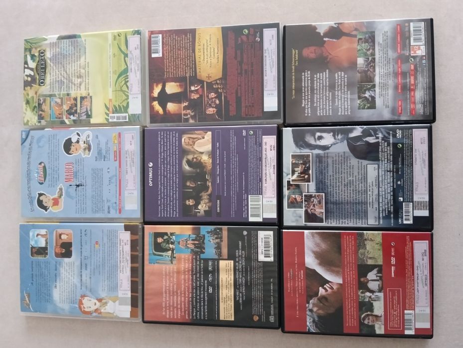 Coleção de DVDs originais