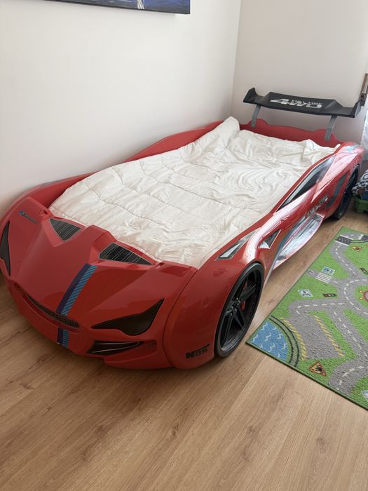 Cama carro para crianca com colchao
