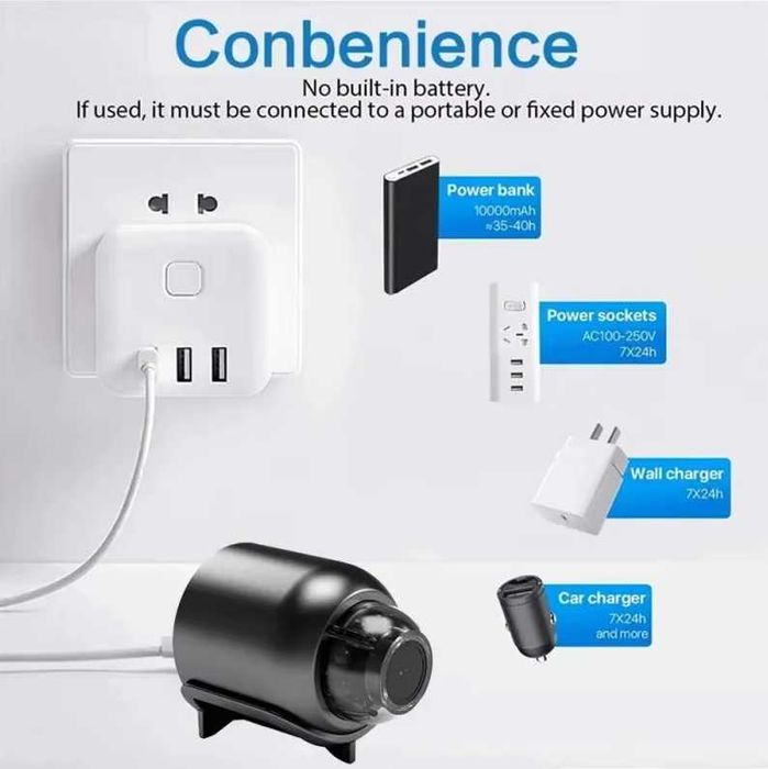 Мини видеокамера X5 Mini 1080P с ночным виденьем и wifi
