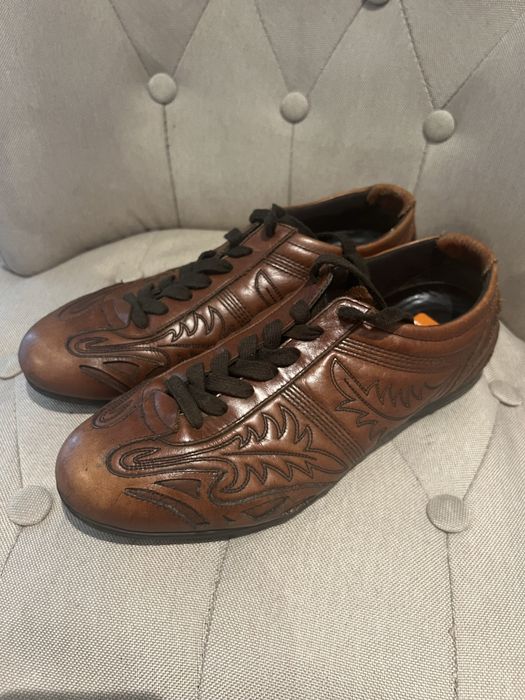 Hugo boss męskie buty skórzane brązowe 41