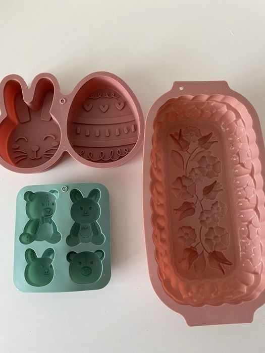 Набір силіконових форм для випічки кексів Sinsay 3шт