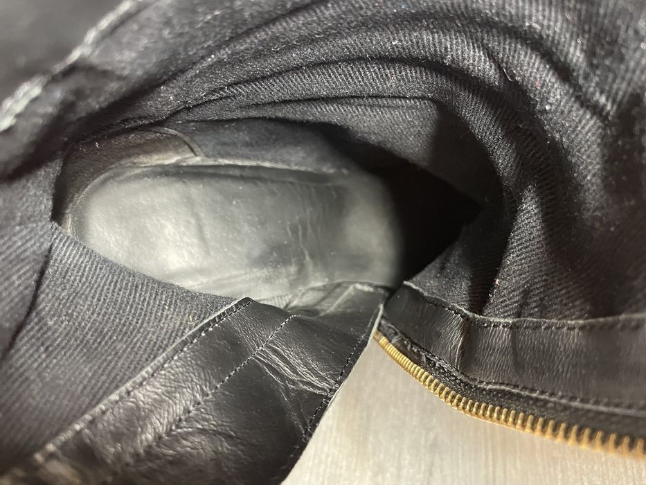 Reserved botki czarne skóra naturalna rozmiar 39