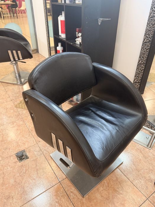 Conjunto 3 cadeiras de salão  cabeleireiro