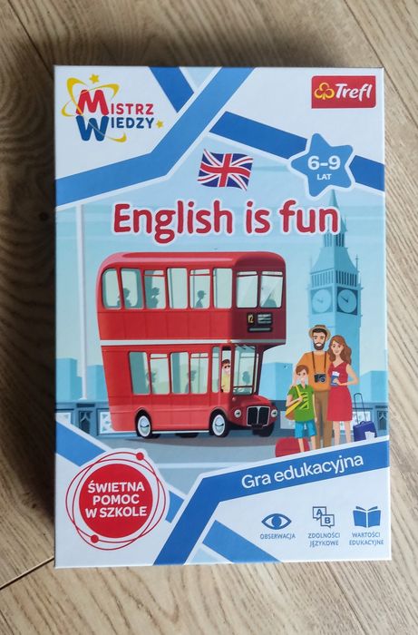 Gra edukacyjna Mistrz wiedzy - English is fun - od 6 do 9 lat
