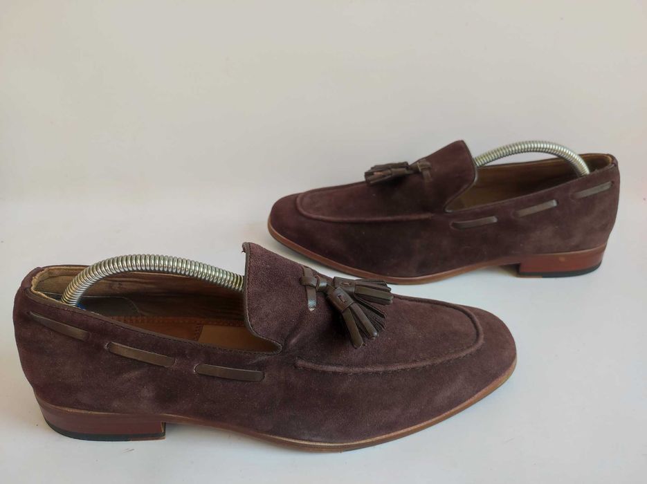 - Aldo - Zamszowe buty, loafersy r. 42