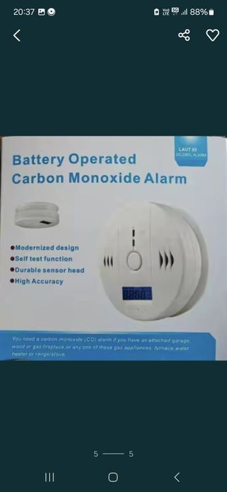 Czujnik Tlenku Węgla Czadu