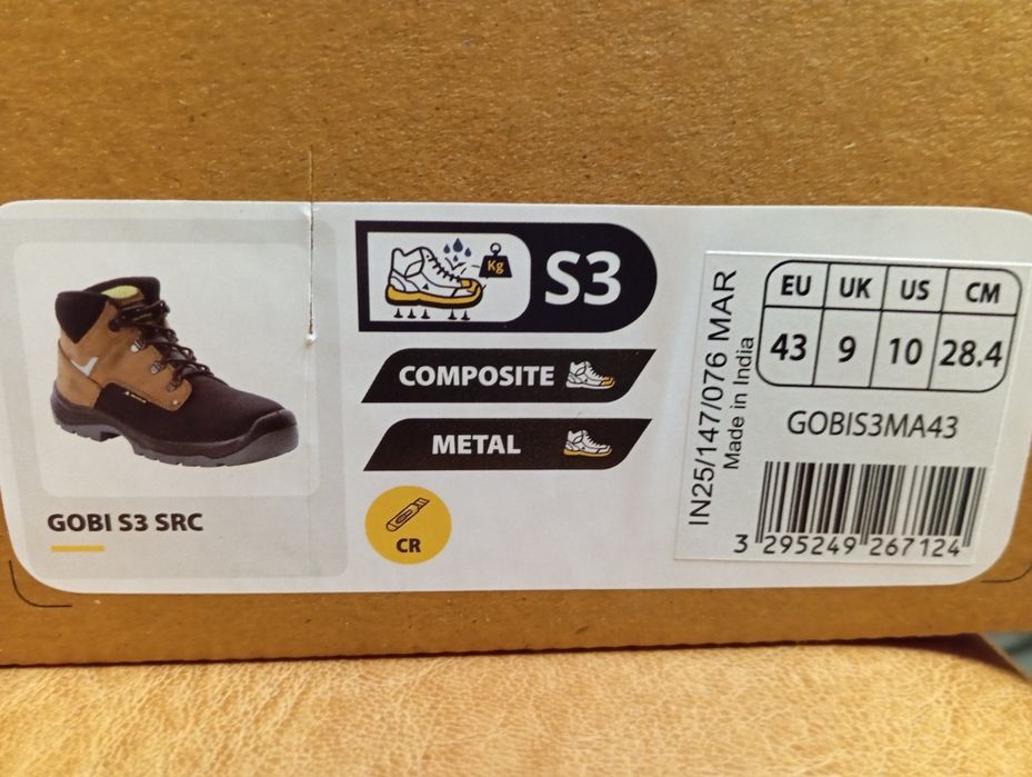 Buty robocze GOBI S3 SRC Delta-plus