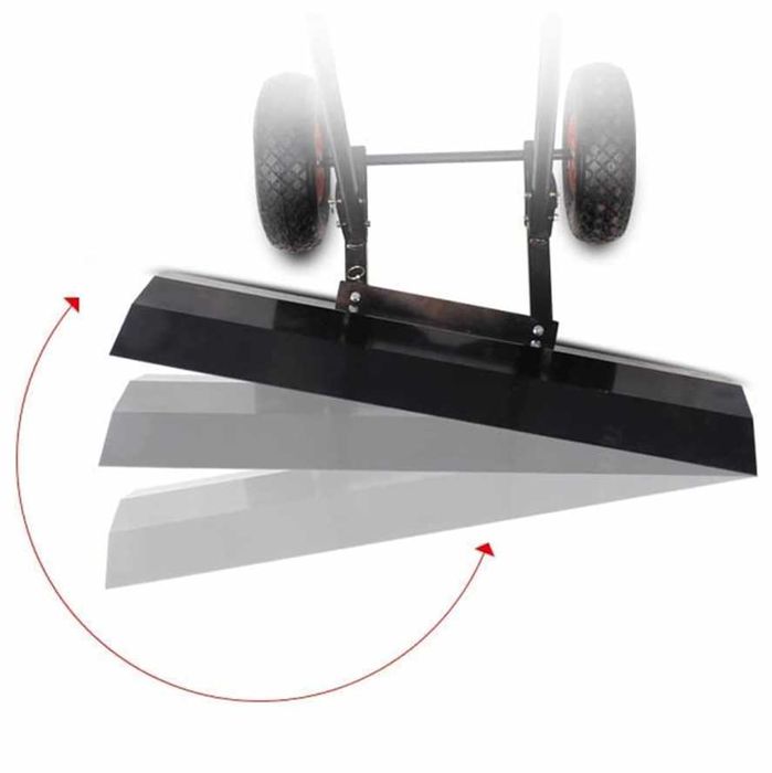 Łopata do Śniegu Pług Odśnieżarka Na Kółkach 75cm STALOWA |NOWA|