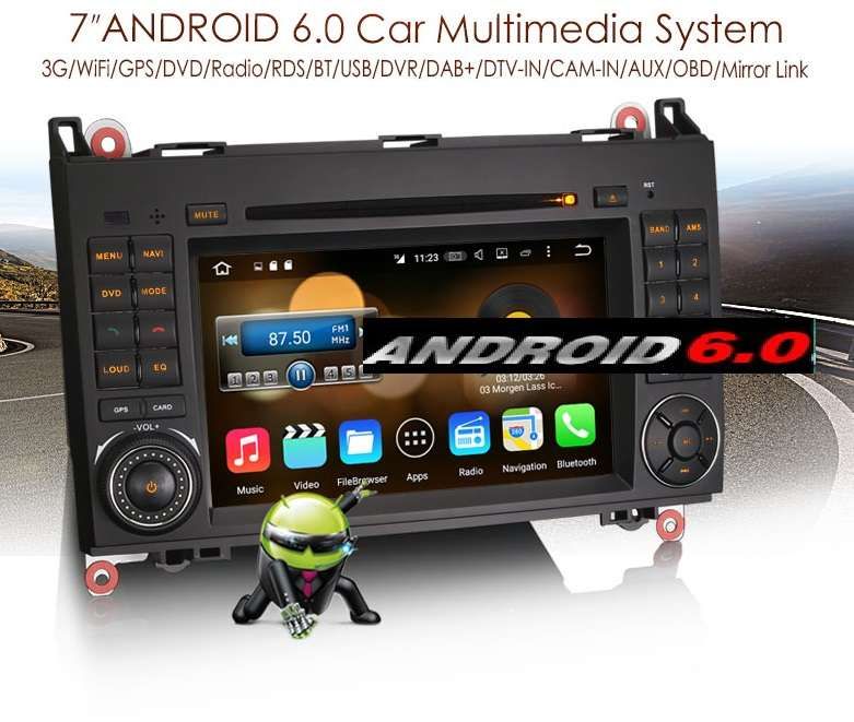 Auto-radio  2 din android 14 para Mercedes CLASSE A B W169 W245