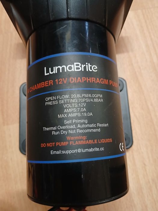Pompa wodna 12v nieużywana