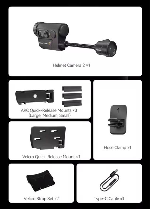 Новинка! Runcam Helmet Camera 2. Вологозахист та нічна зйомка!