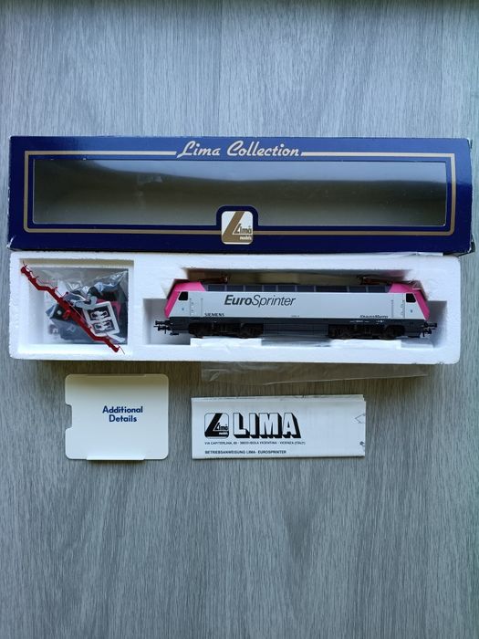 Locomotiva Lima Eurosprinter "5600 CP" impecável H0, 1/87