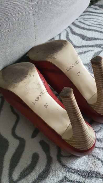 Czółenka Lasocki bordowe r.37