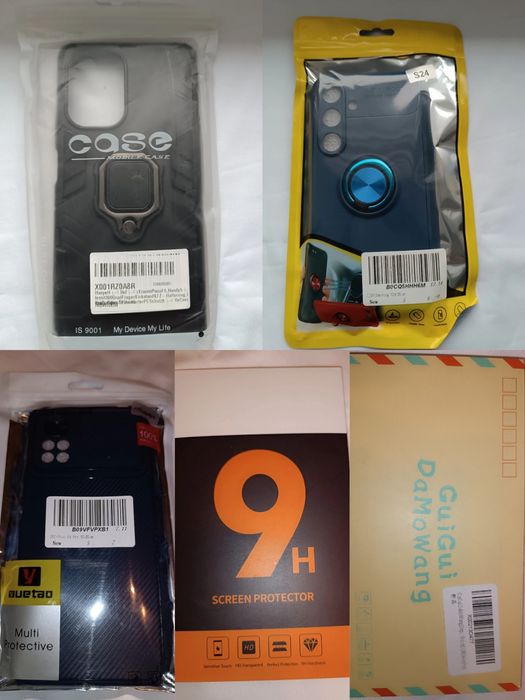 Zestaw etui i folii ochronnej Xiaomi i Samsung