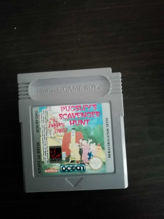 The Addams Family: Pugsley's Scaven Hunt gra na Nintendo game boy.