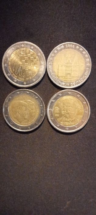 Moedas 2€ comemorativas 1